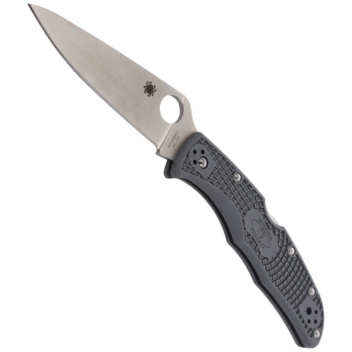 Складаний ніж Spyderco - Endura® 4 FRN Flat Ground Gray - C10FPGY