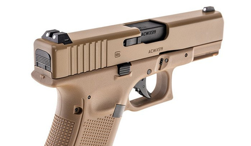Umarex - Wiatrówka Glock 19X - Blow Back - 4,5 мм - Coyote - 5.8367