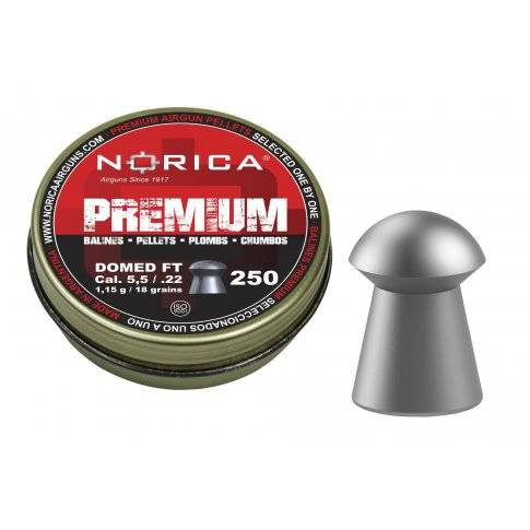 Norica - куля для пневматичної гвинтівки Domed FT - 4,5 мм - 500 шт. - 198.00.100