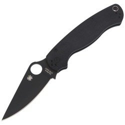 Складаний ніж Spyderco - Para Military™ 2 G-10 Black / Black Blade - C81GPBK2.