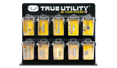 True Utility - Ekspozytor 10 zawieszek - Na 30 produktów