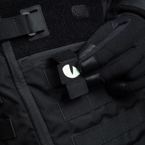 M-Tac - Світловідбиваючі нашивки Tiger Eyes Laser Cut - пара - чорний - 51140002