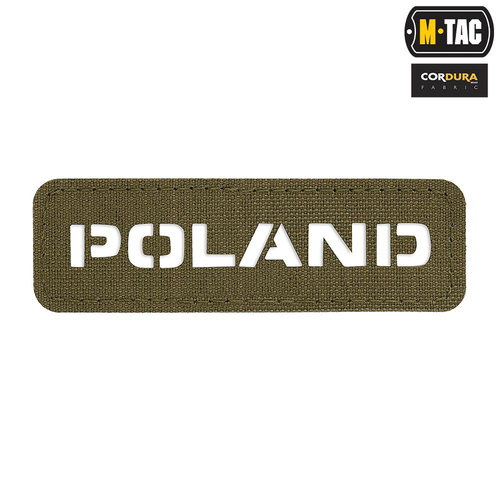 M-Tac - Нашивка Польща 25х80 - Laser Cut - Ranger Green - 51001023