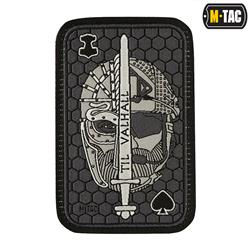 M-Tac - Нашивка Morale Patch - Til Valhall Ace - Żakard - Сірий - 51141011