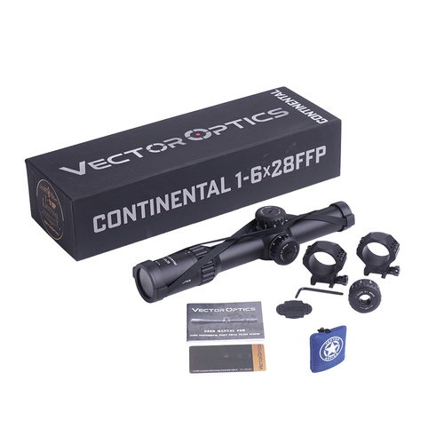 Векторна оптика - Continental 1-6x28 - 34 мм biegowa steady rest - Перша фокусна площина - SCFF-31 