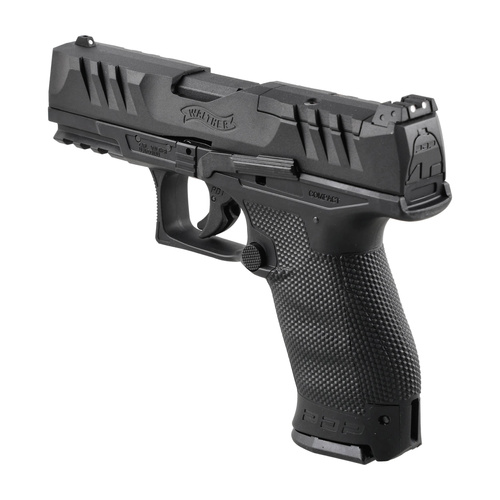 Umarex - Пневматичний пістолет Walther PDP Compact 4" 4,5 мм CO2 з червоною крапкою Umarex RDS Red Dot - BB - чорний - 5.8433-1