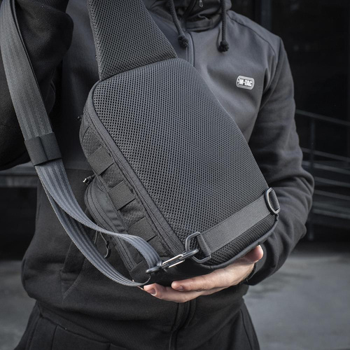 M-Tac - Рюкзак Cross Bag Slim Elite Hex - Чорний - 10210002