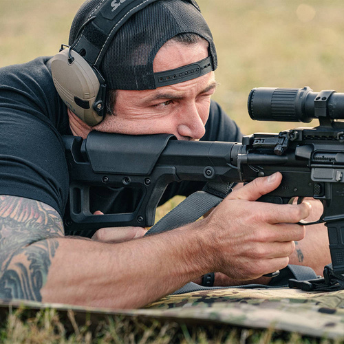 Magpul - PRS® Lite прецизійна регульована колба для AR10 / AR15 / M4 / M16 / M110 / SR25 - чорна - MAG1159-BLK