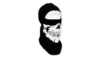 FOSTEX - Балаклава бавовняна з одним отвором - Biker Balaclava Skull - чорний - 214286