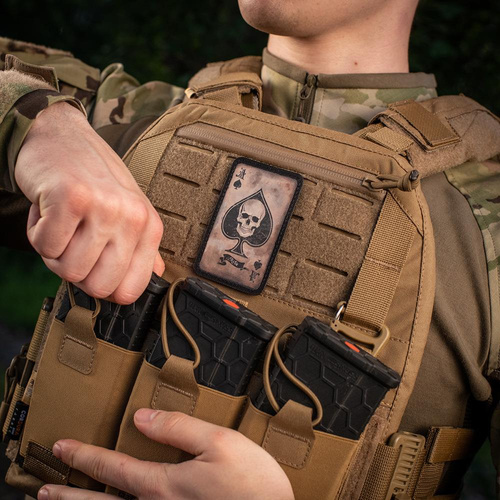 M-Tac - Нашивка Ace of Spades - Morale Patch - Чорний / Coyote - 51101005