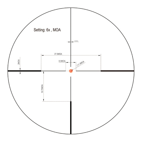 Vector Optics - Приціл оптичний Continental 1-6x24 - SFP - x6 - G4 Fibre - Чорний - SCOC-48