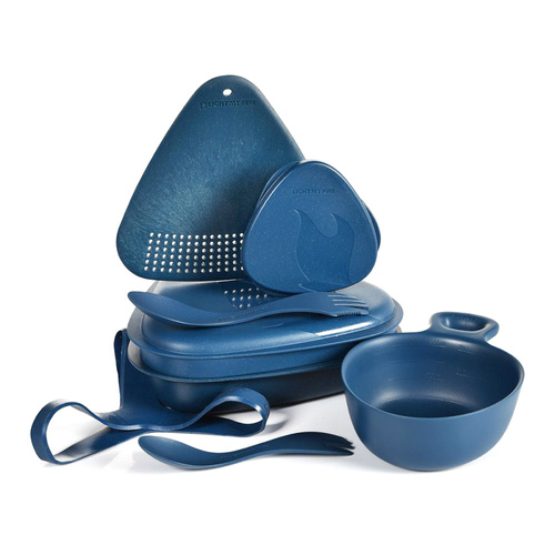 Light My Fire - Набір посуду Outdoor MealKit™ - 8 предметів - HazyBlue - 2418410910 - Набори туристичного посуду