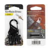 Nite Ize - S-Biner KeyRack Сталевий карабін для ключів - чорний - KRS-03-01