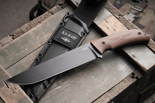 Ka-Bar - Ніж для виживання Jarosz Camp Turok - чорний/коричневий - 7511