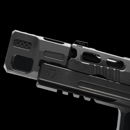 Strike Industries - Компенсатор для SMC Alpha MKII 3.9" розмір L - Чорний - SI-SMC-COMP-L