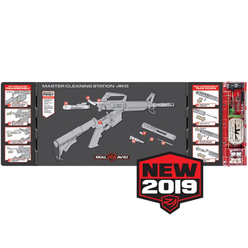 Real Avid - Килимок для зброярів з набором інструментів Master Cleaning Station™ - AR-15 - AVMCS-AR