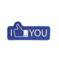 101 Inc. - 3D нашивка - I Like You - Blue - 444130-7348