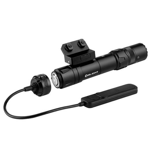 Olight - Тактичний світлодіодний ліхтар Odin GL M з лазерним прицілом з кріпленням M-LOK - 1500 люмен - Зелений лазер - Чорний