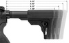 UTG - Фляга для AR 15 Pro Ops Ready S4 - Mil-Sec - З накладкою на щоку - чорна - RBUS4BMS