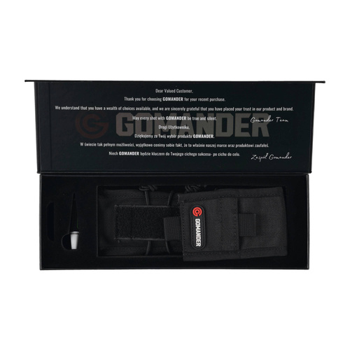 Gomander - Hunter 8.0 OB gen2 Глушник для мисливської гвинтівки - насувний - M15x1 - Пісок - TB0.9670_2-M15