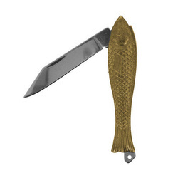 Mikov - Ніж складний Rybicka (Fish) - Gold - 130-NZN-1/ZL