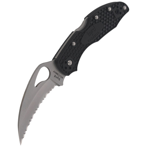 Складаний ніж Spyderco - Byrd™ Hawkbill FRN Black SpyderEdge - BY22SBK