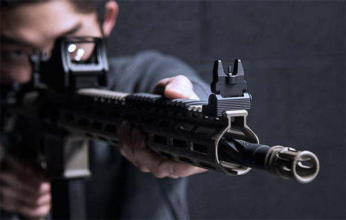 UTG - Складаний бант-краватка для AR15 Accu-Sync - Picatinny - чорний - MNT-757.