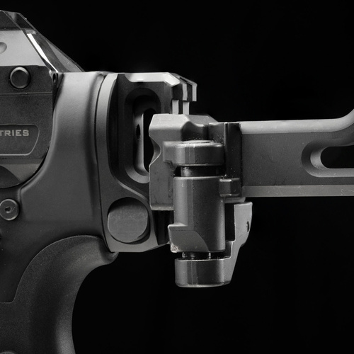 Strike Industries - Адаптер Пікатіні для складної фляги або стабілізатора AR Picatinny Stock Adapter - чорний - SI-AR-PSA-BK