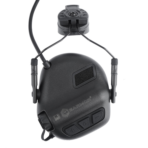 Earmor - Гарнітура для шоломів M32H PLUS - Установка АRC - чорний - M32H-BK/ARC (PLUS)
