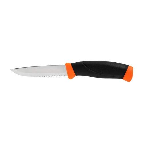 Morakniv - Companion F Серрейторний ніж - зубчастий - помаранчевий - 11829.