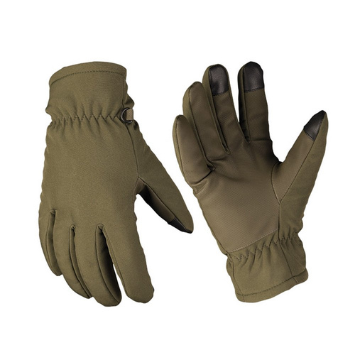 Mil-Tec - Рукавички зимові Softshell Thinsulate™ - Зелені - 12521301.