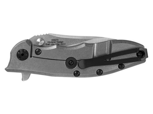 Zero Tolerance - Складаний ніж ZT Hinderer 0562TI - CPM 20CV - сірий - 0562TI