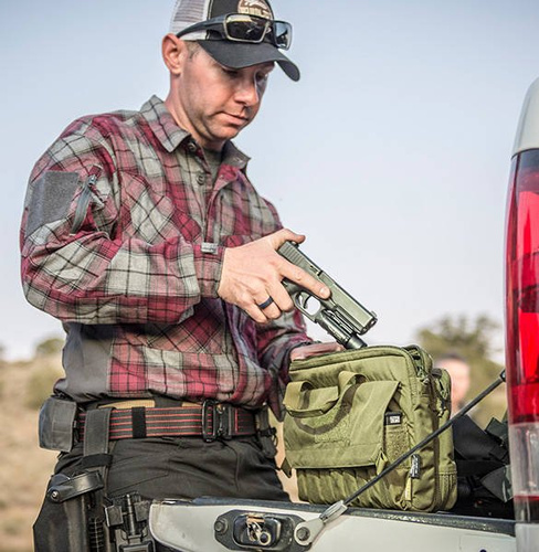 Helikon - Гаманець для декількох пістолетів - нейлон - меланж чорно-сірий - MO-MPW-NL-M1 - MO-MPW-NL-M1