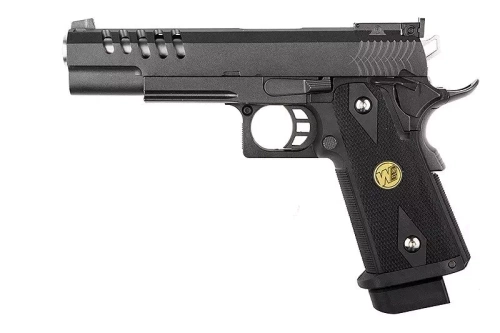 WE - Репліка пістолета Hi-Capa 5.1 K - зелений газ - чорний - WET-02-016140