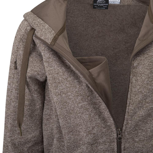 Helikon - Толстовка з капюшоном Covert Tactical Hoodie - Fullzip - Синій меланж - BL-CHF-SF-M2