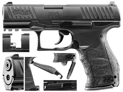 Пневматичний пістолет Walther - PPQ - 4,5 мм - 5.8160