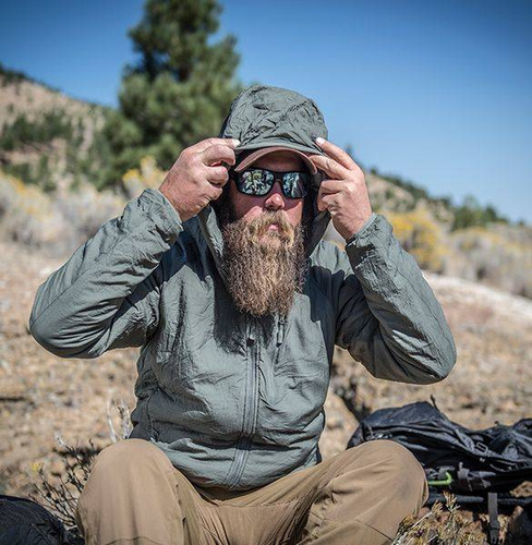Helikon - Куртка Wolfhound Hoodie - Windpack Nylon - Desert Night Camo - KU-WLH-NL-0L