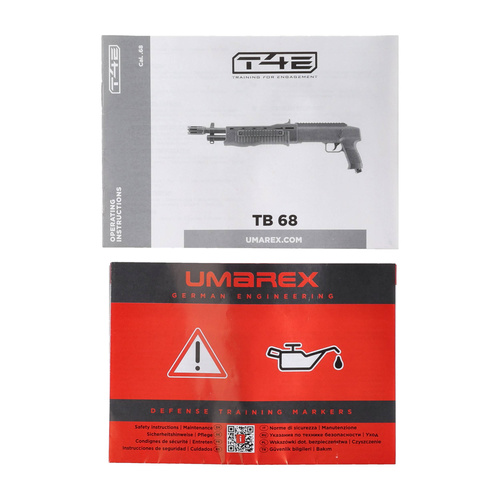 Umarex - Дробова гумова куля RAM T4E TB 68 Cal. 68 Gen. 2 - CO2 - чорний - 2.4074