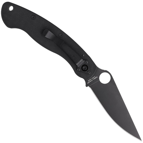Складаний ніж Spyderco - Military™ Model G-10 Black / Black Blade - C36GPBK.