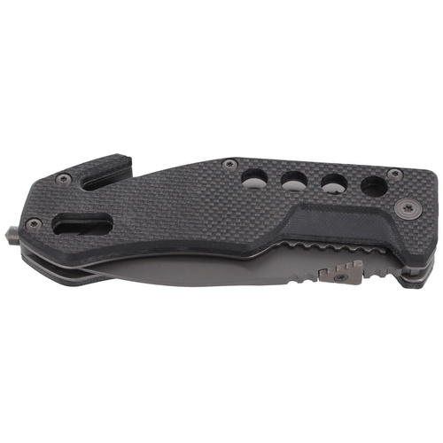 FOX - BlackFox Tactical Rescue Folder Knife - Black - BF-115.