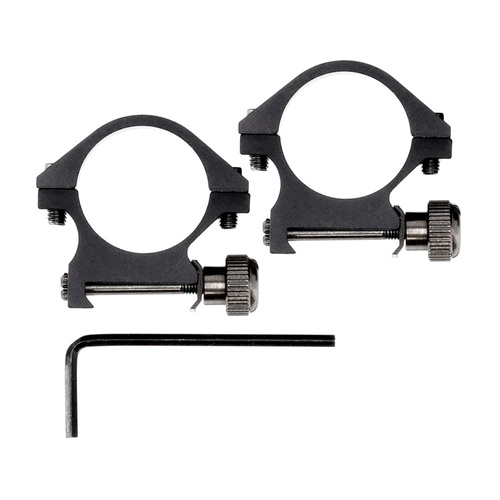 Umarex - Високопотужне двокомпонентне кріплення для прицілу - 25,4 мм / 1'' - Низьке - плетінка - Алюміній - Чорний - 2.1662