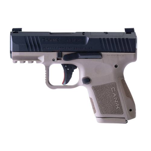 Canik - Пістолет METE MC9 Micro Compact - Optics Ready - 9x19 мм Парабелум - FDE/Чорний