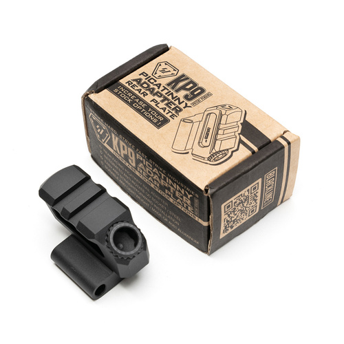 Strike Industries - Адаптер задньої пластини Picatinny для KP-9 Strike - Чорний- SI-KP9-PADA-BK