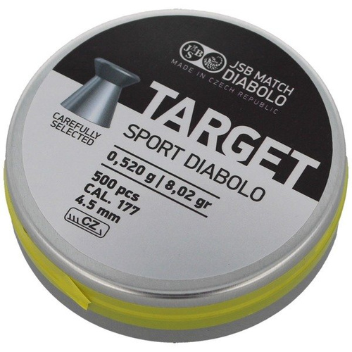 JSB - Куля для пневматичної гвинтівки Diabolo Target Sport - 4,5 мм - 500 шт. - 001145-500