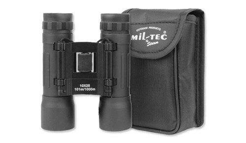 Бінокль Mil-Tec - Mini 10x25 - чорний - 15702002