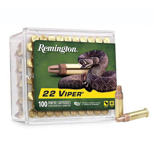 Remington - Патрони Rimfire .22LR Viper Hyper Velocity TCSB 36 гр / 2,33 г - 100 набоїв - 21288