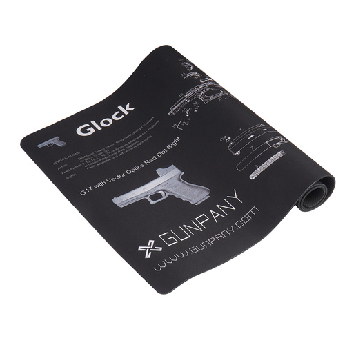 Gunpany - Килимок для чищення пістолета Glock - Чорний - SCBM-02