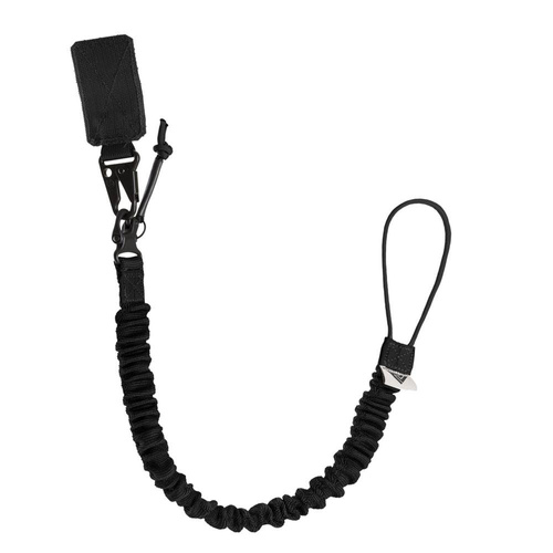Direct Action - Одноточний шнурок Expandable Weapon Catch розширюваний фіксатор зброї - чорний - SL-EXWC-NLW-BLK