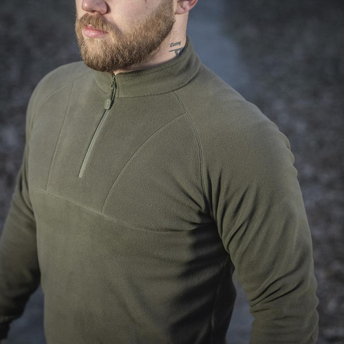 M-Tac - Військовий флісовий кардиган Delta Polartec Raglan - Dark Olive - 70022048.