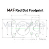 Vector Optics - Відкритий коліматор Frenzy-S 1x17x24 SAS - MAG/RMS - Picatinny - SCRD-62